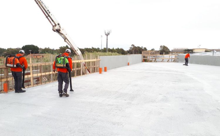 impermeabilizzazione e coibentazione del parcheggio sopraelevato a Oristano