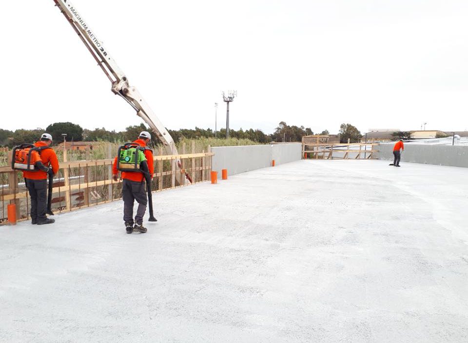 impermeabilizzazione e coibentazione del parcheggio sopraelevato a Oristano