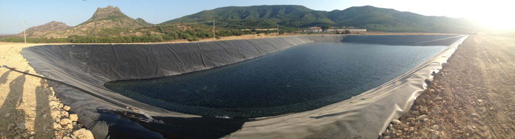 geg impermeabilizzazioni laghetti artificiali polietilene hdpe in Sardegna
